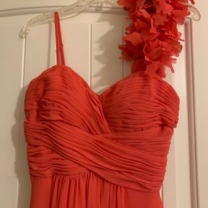 Coral formal dress